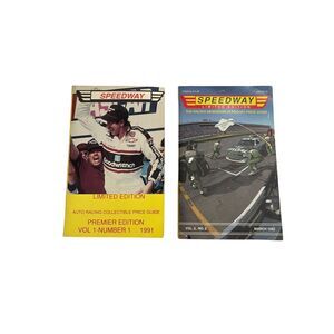 VTG NASCAR 2 Speedway Limited‎ Edition Pocket Price Guide W/uncut Cards Inside